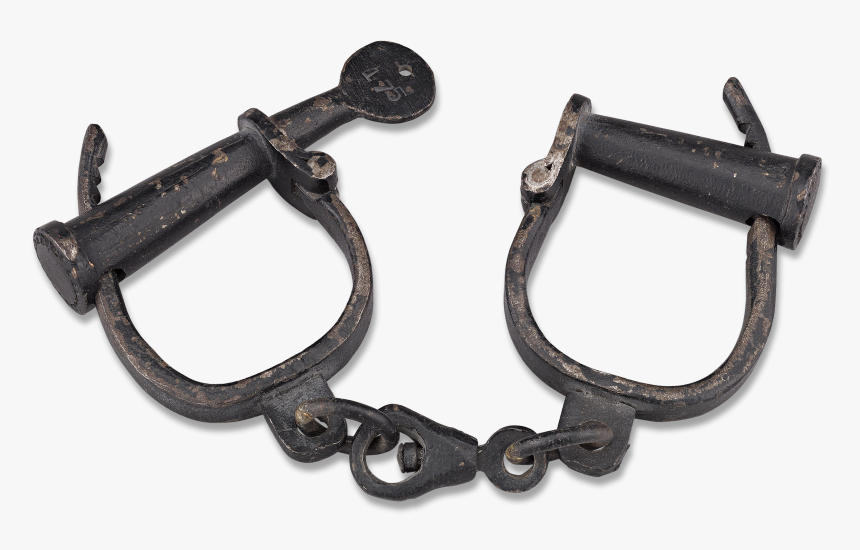 19th Century Prisoner Iron Handcuffs - Earrings, HD Png Download, Free Download