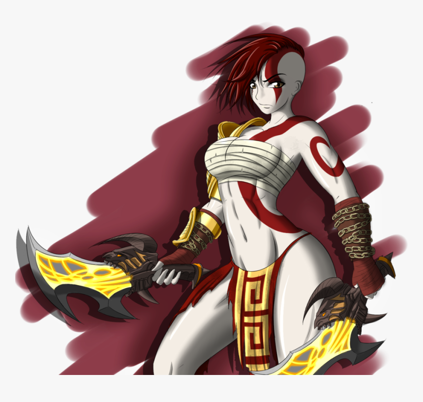 I"d Play A Goddess Of War Game - God Of War Kratos Girl, HD Png Download, Free Download