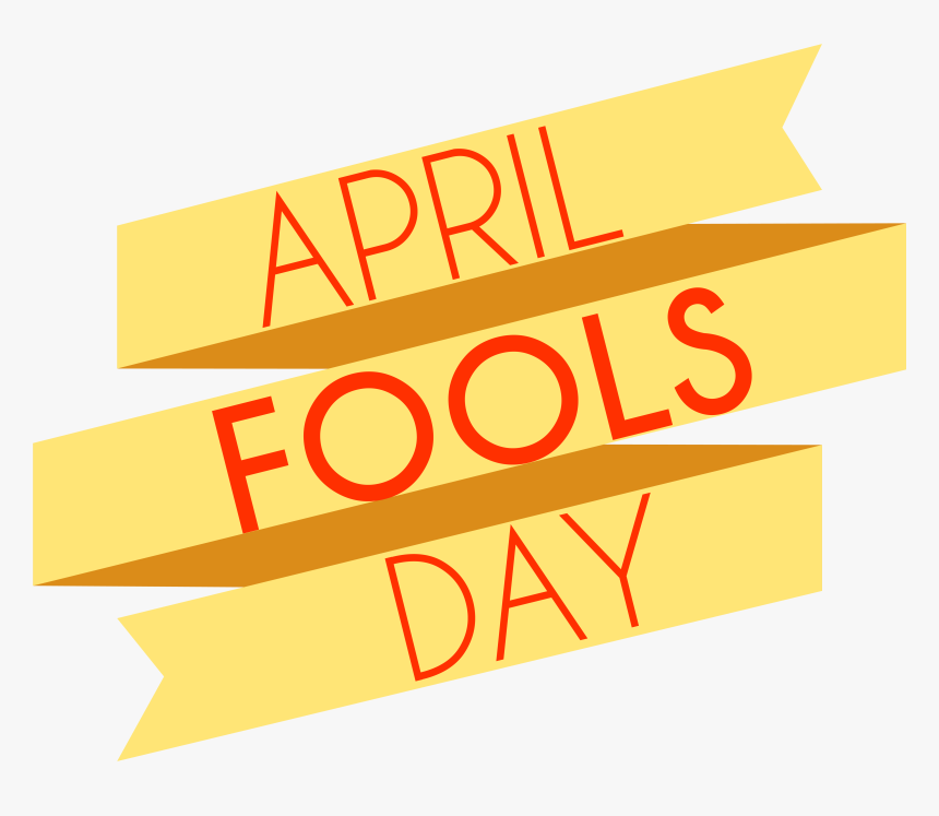 April Fools Day Png Free Image - Orange, Transparent Png, Free Download