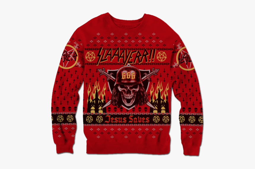 Slayer 666 Holiday Sweater - Ghost Bc Christmas Sweater, HD Png Download, Free Download