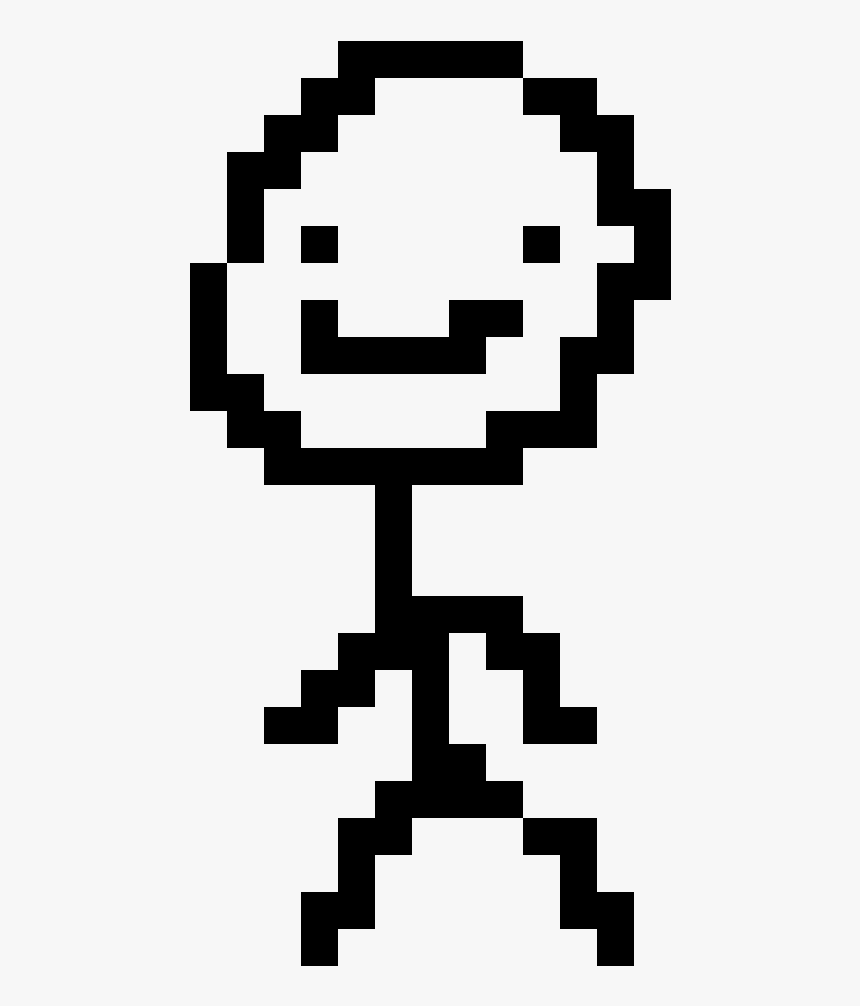 Black And White Pixel Gif, HD Png Download - kindpng