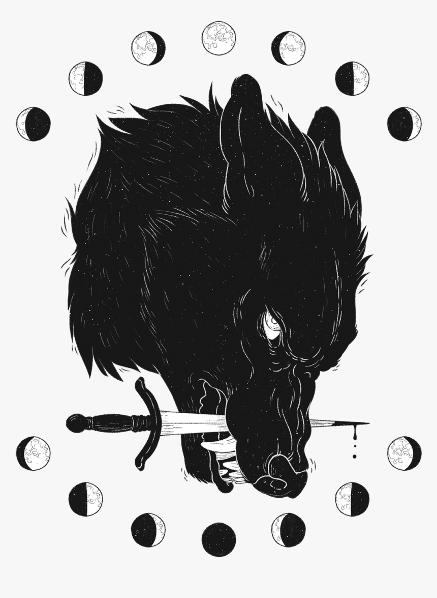 Black Transparent Tumblr - Wolf Png, Png Download, Free Download