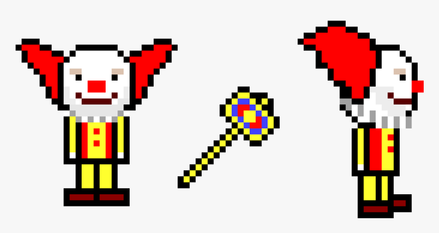 Clown Pixel Art, HD Png Download, Free Download