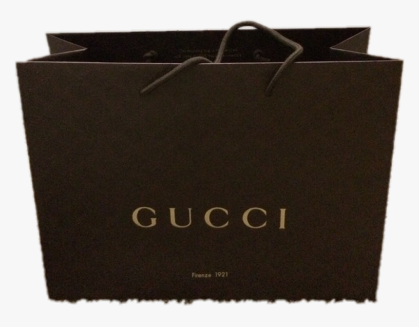 #gucci #paper #bag - Transparent Background Gucci Shopping Bag Png, Png Download, Free Download