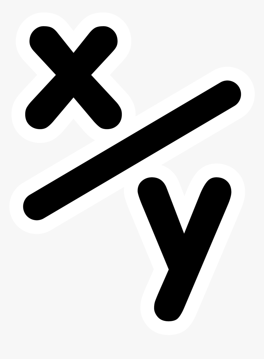 Math Clipart Math Symbol - Math Equation Clipart Black And White, HD Png Download, Free Download