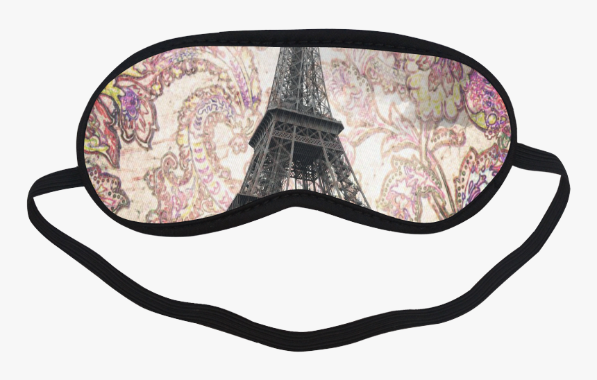 Floral Eiffel Tower Sleeping Mask - Eye Mask With Googly Eyes, HD Png Download, Free Download