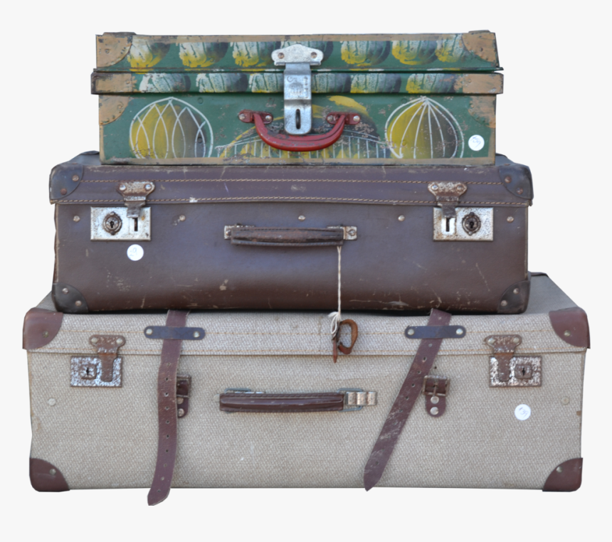 Stacked Luggage Png, Transparent Png, Free Download