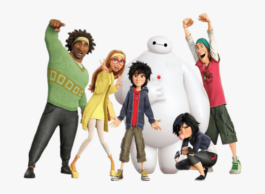 Big Hero 6 Characters - Big Hero Six Characters, HD Png Download, Free Download