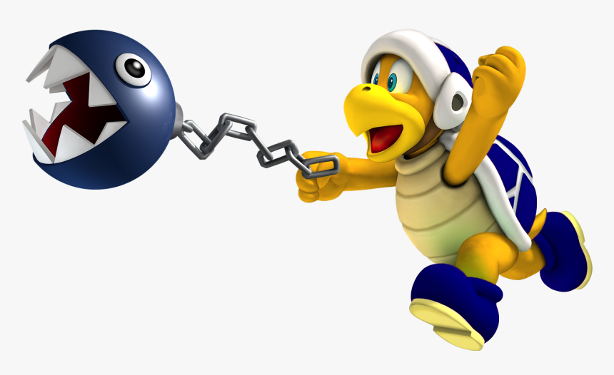 Chomp Bro Is A Good Character An Hero On Goanimate - Iggy Koopa Chain Chomp, HD Png Download, Free Download