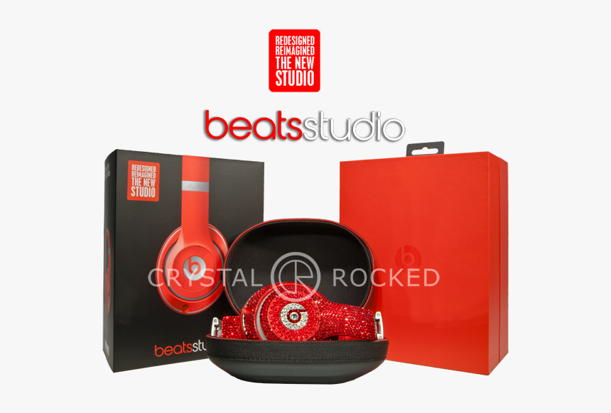 Beats Studio3 Wireless Over‑ear Headphones Swarovski - Beats By Dr Dre Solo Hd Package, HD Png Download, Free Download