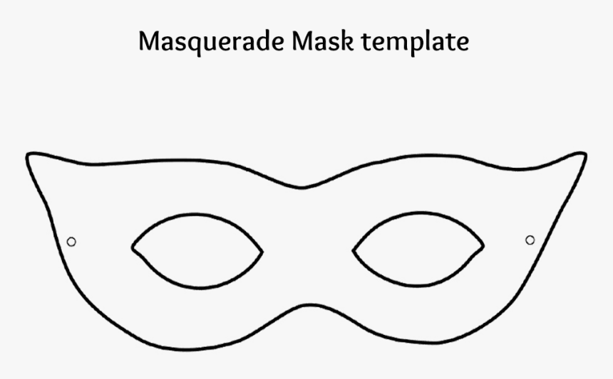 Mask Clipart Black And White, HD Png Download, Free Download