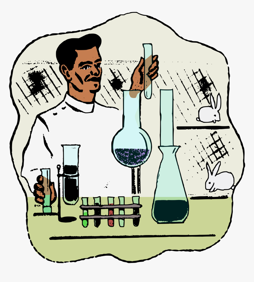 Drawing Laboratory Clip Art - Drawing Of Science Laboratory, HD Png Download, Free Download