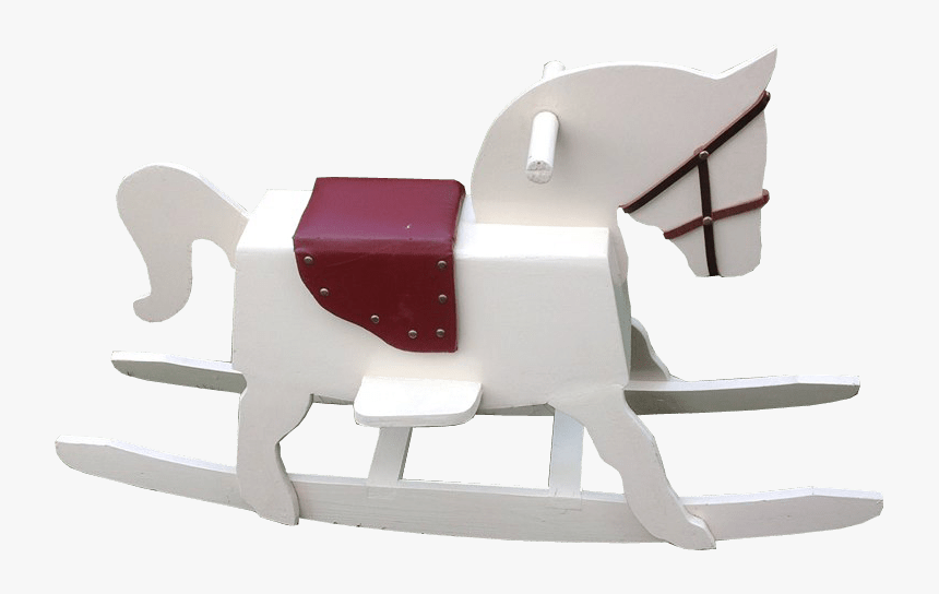 White Wooden Rocking Horse Transparent Image - African Elephant, HD Png Download, Free Download