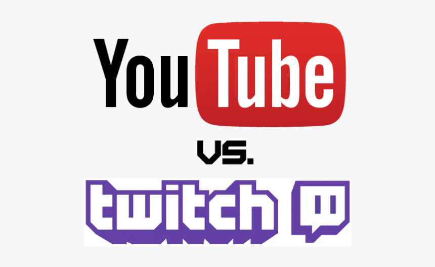 Youtube And Twitch Transparent Logo, HD Png Download, Free Download