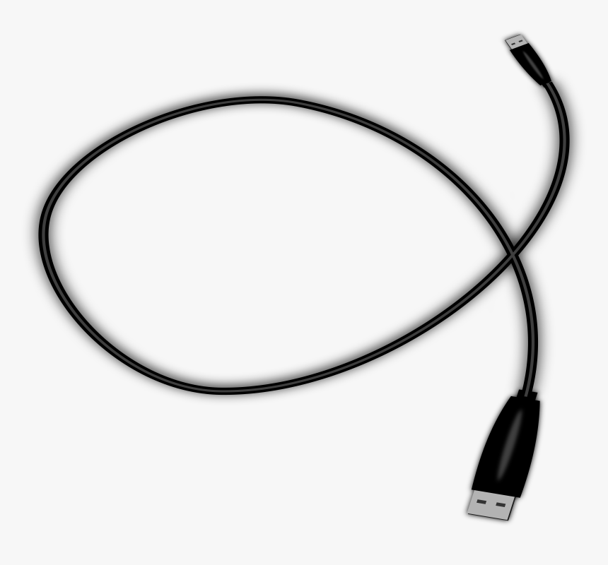 Usb Cable Clip Arts - Clipart Cable, HD Png Download, Free Download