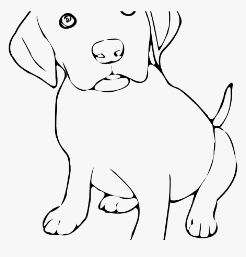Dog Clipart Black And White Free Black And White Clipart - Pet Animals  Clipart Black And White, HD Png Download - kindpng