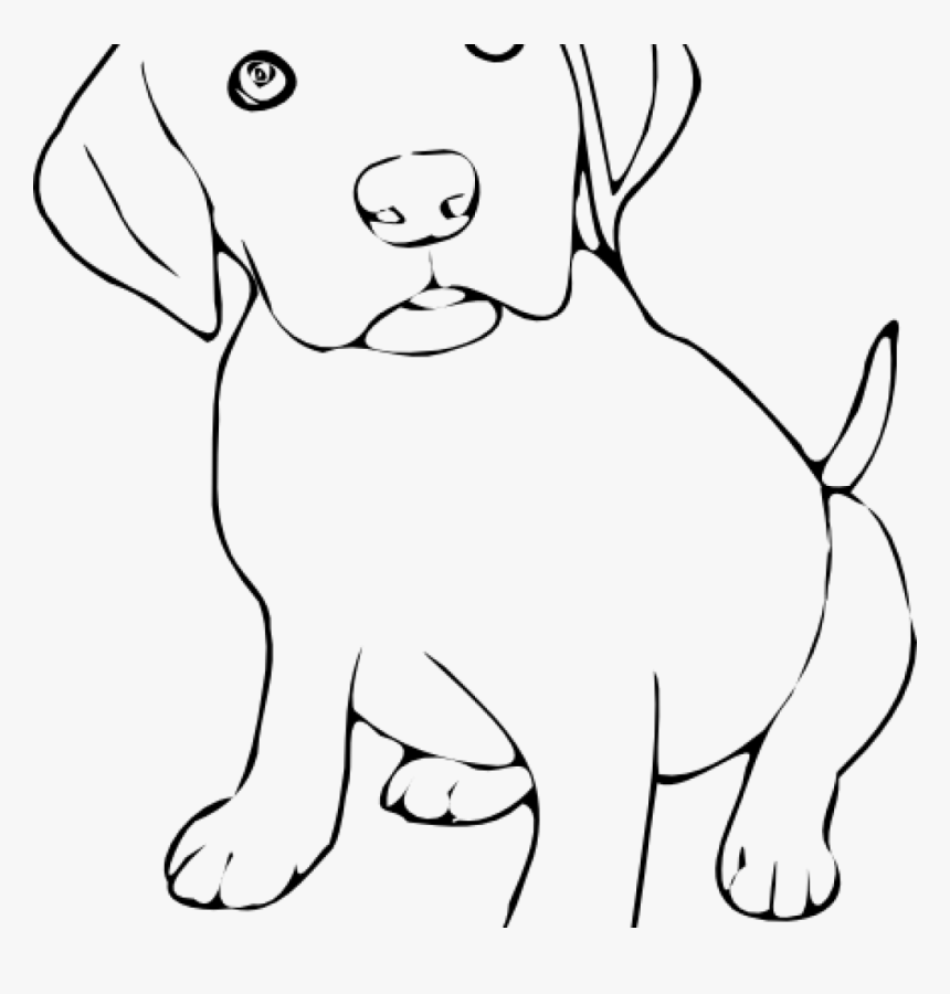 Dog Clipart Black And White Free Black And White Clipart - Pet Animals Clipart Black And White, HD Png Download, Free Download