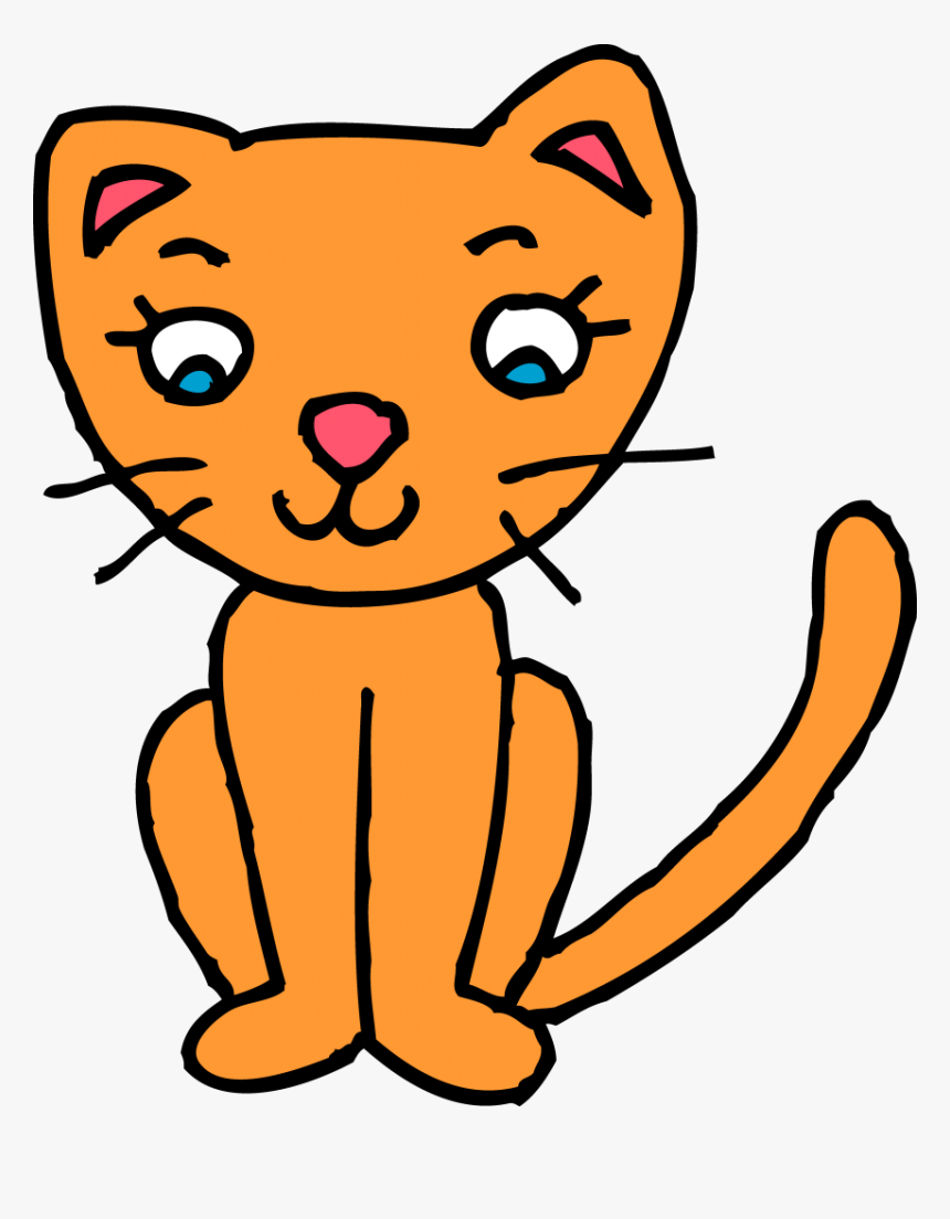 Cat Clipart Black And White, HD Png Download, Free Download