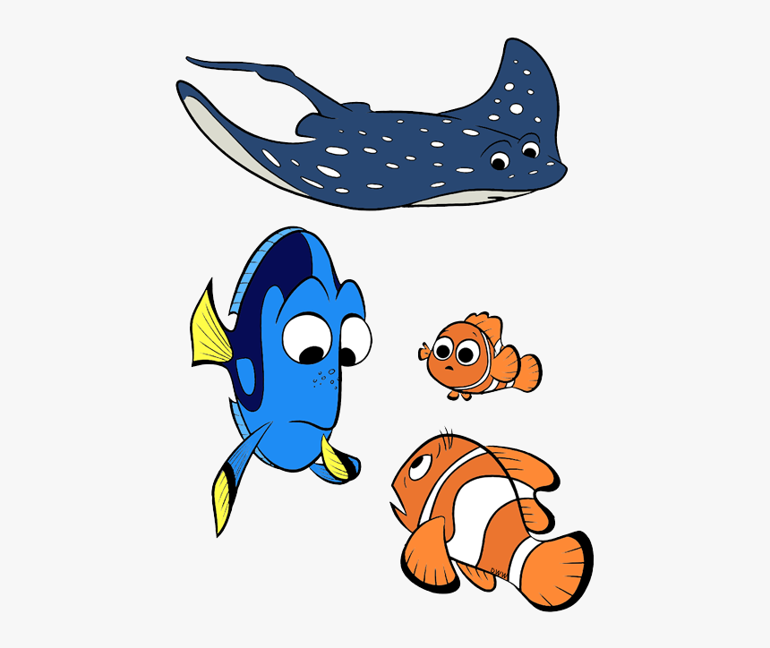 Finding Nemo Characters Clipart, HD Png Download, Free Download