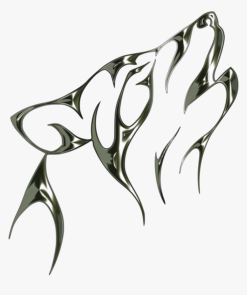 Tattoo Artist Wolfdog Drawing - Simple Native American Drawings, HD Png Download, Free Download