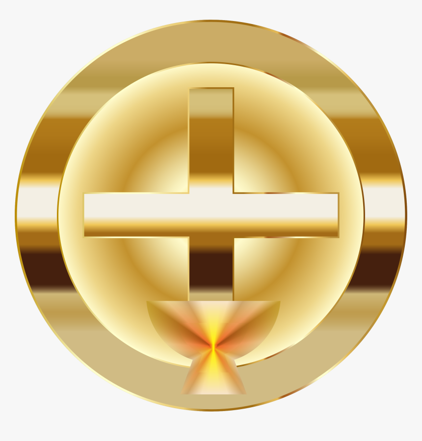 Cross With Chalice Png, Transparent Png, Free Download