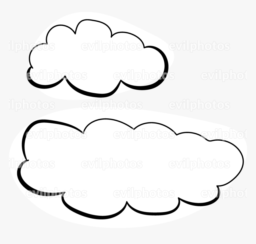 Cloud Drawing Vector And Stock Photo - Cloud Drawing, HD Png Download, Free Download