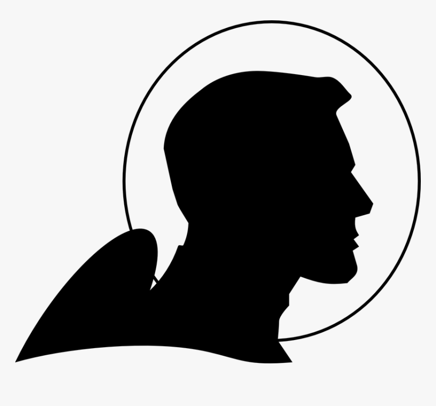 Astronaut, Profile, Retro, Silhouette, Spaceman - Face Profile Silhouette Vector, HD Png Download, Free Download