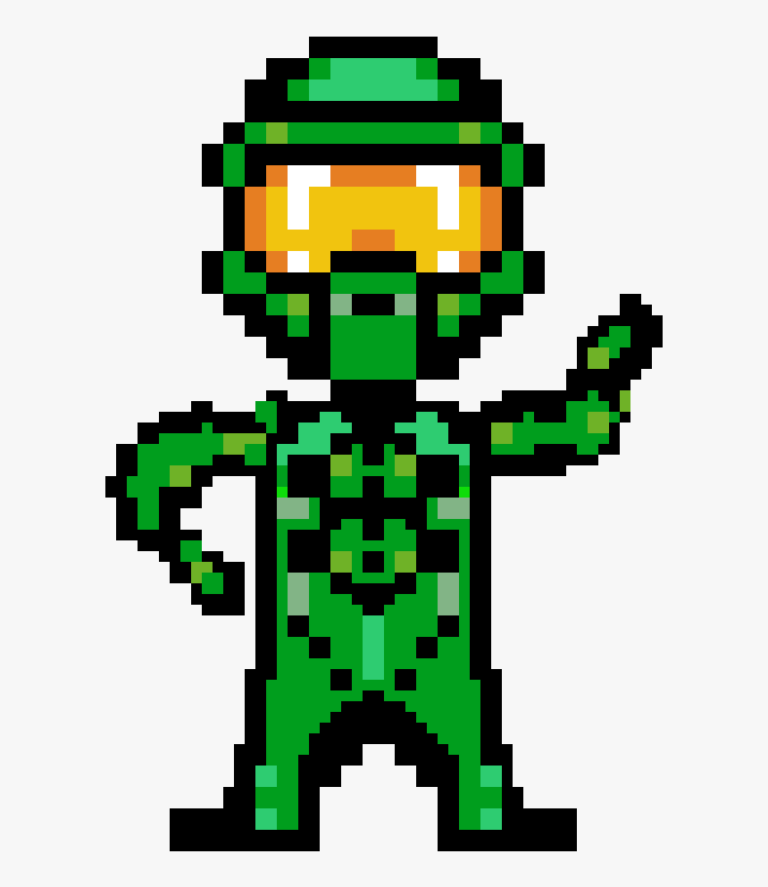 Red Pixel Halo Helmet Clipart , Png Download - Master Chief Pixel Art, Transparent Png, Free Download