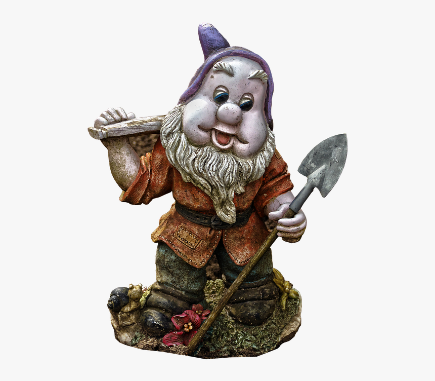 Dwarf, Imp, Garden Gnome, Historically, Figure, Ceramic - Gnome Dwarf, HD Png Download, Free Download