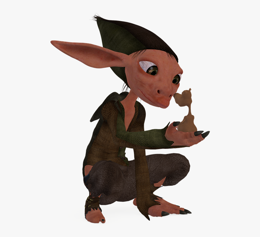 Toon, Dwarf, Man, Hand, Rat, Toon Rat, Small, Big Ears - Dwarf With Big Ears, HD Png Download, Free Download