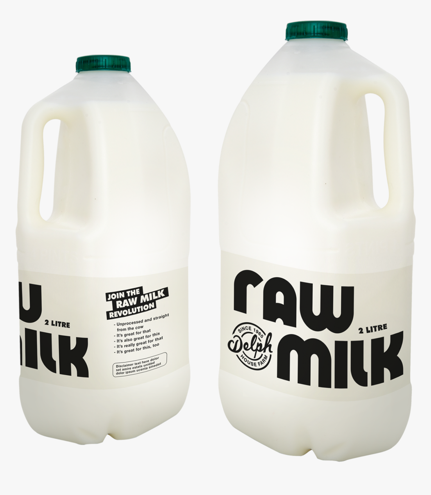 Transparent Milk Bottle Png - Raw Milk Png, Png Download, Free Download