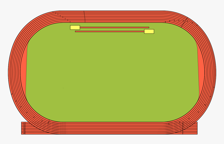 Track And Field - Track And Field Track Layout, HD Png Download, Free Download