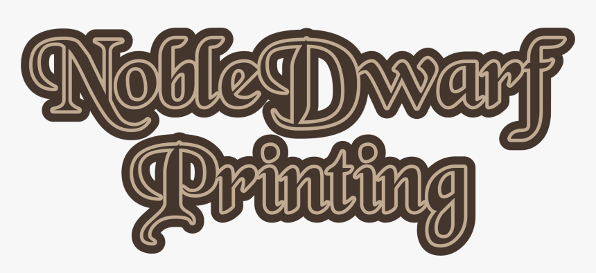 Noble Dwarf Printing Co"
 Width="227 - Calligraphy, HD Png Download, Free Download