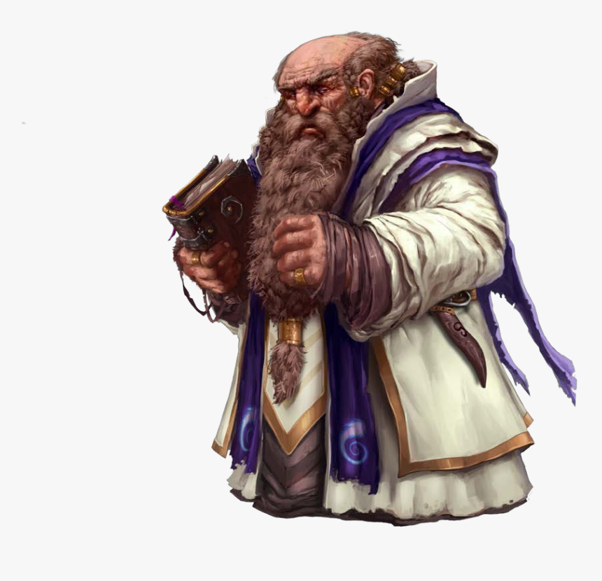 Wizard Beard Transparent - Dwarven Priest, HD Png Download, Free Download