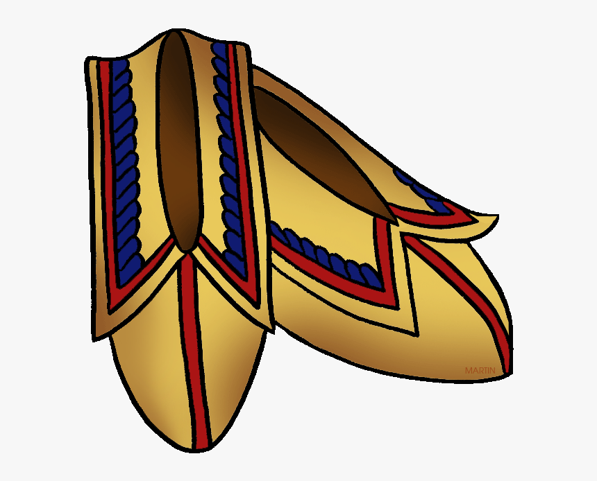 Woodland Native American Png - Native American Moccasins Clipart, Transparent Png, Free Download