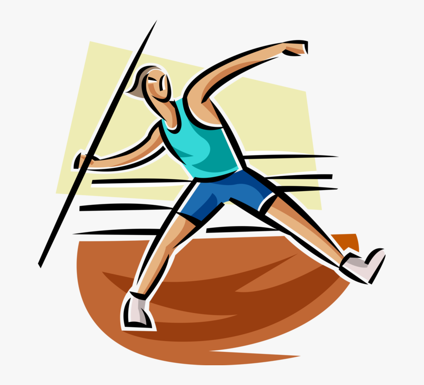 Vector Illustration Of Track And Field Athletic Sport - Sports Athletics Png, Transparent Png, Free Download