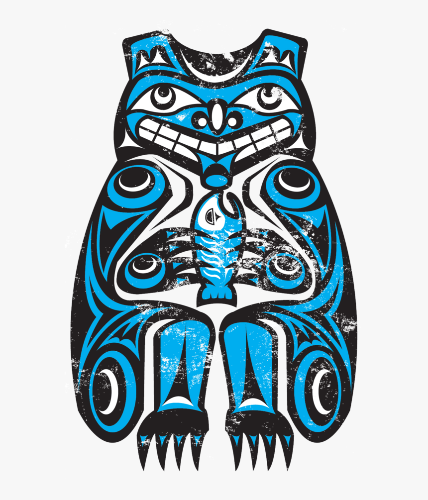 Northwest Nativeam Orca By Thescallywag On Clipart - Pacific Northwest Native American Bear, HD Png Download, Free Download