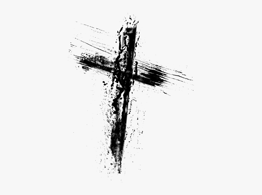 Christian Cross Tattoo Calvary Drawing - Cross Tattoo Png, Transparent Png, Free Download