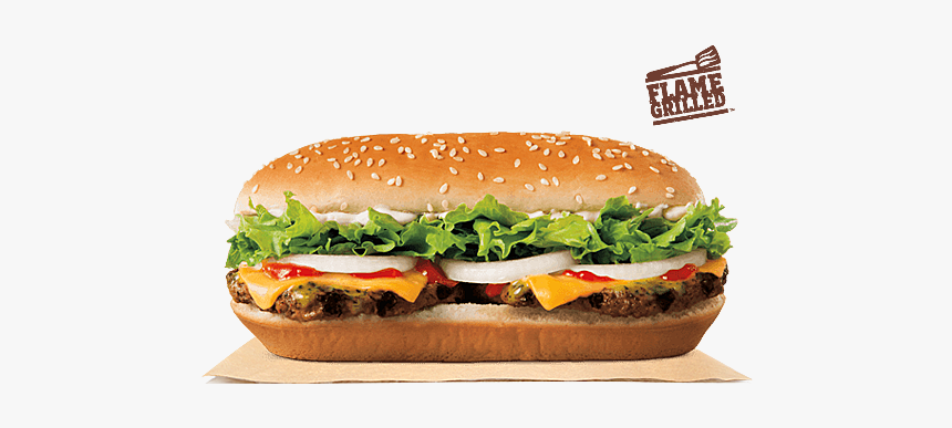 Extra Long Buttery Cheeseburger, HD Png Download, Free Download