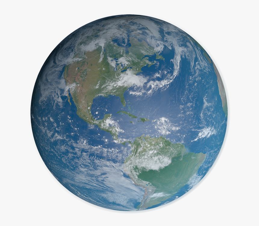 Earth, World, Globe, Planet, Blue, Sphere, America - Earth Png 4k, Transparent Png, Free Download