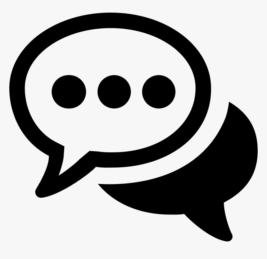 Chat - Chat Icon Vector Png, Transparent Png, Free Download