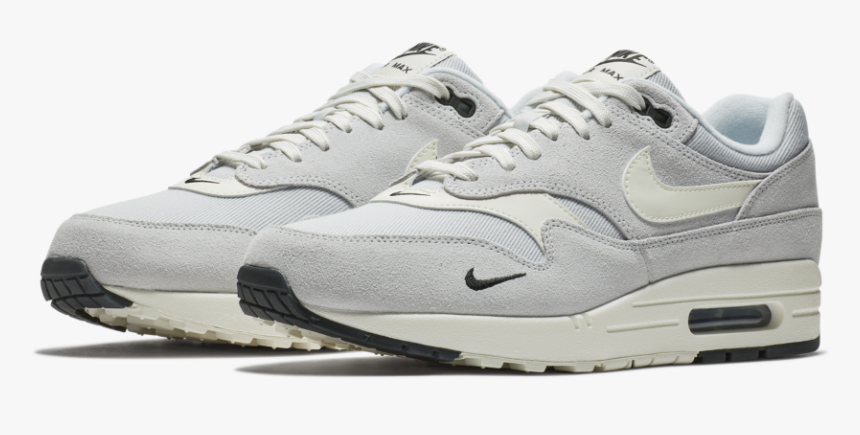 Air Max 1 Pure Platinum Mini Swoosh, HD Png Download, Free Download