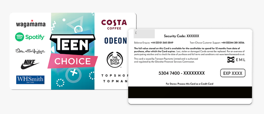 Teen Choice Gift Card, HD Png Download, Free Download