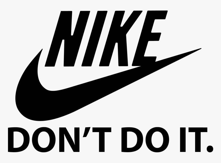 Just Do It Logo Nike Swoosh Brand - Nike Logo And Slogan, HD Png Download, Free Download