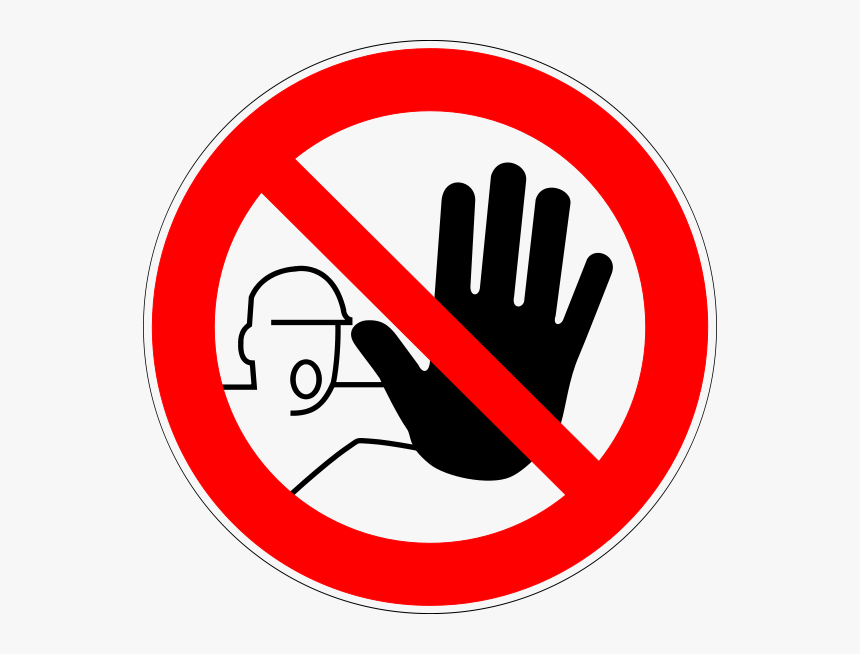 Do Not Sign Png - Cartello Divieto Di Accesso, Transparent Png, Free Download