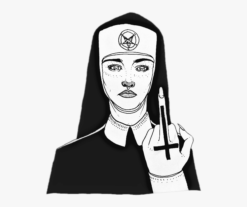 Collection Of Satanic Free - Satan Middle Finger, HD Png Download, Free Download