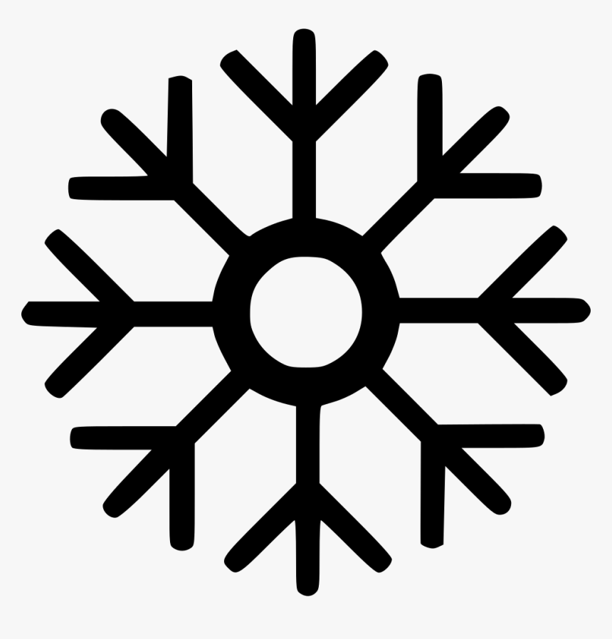 Christmas Decoration Snow Snowflake - Snowflake Icon Line Png, Transparent Png, Free Download