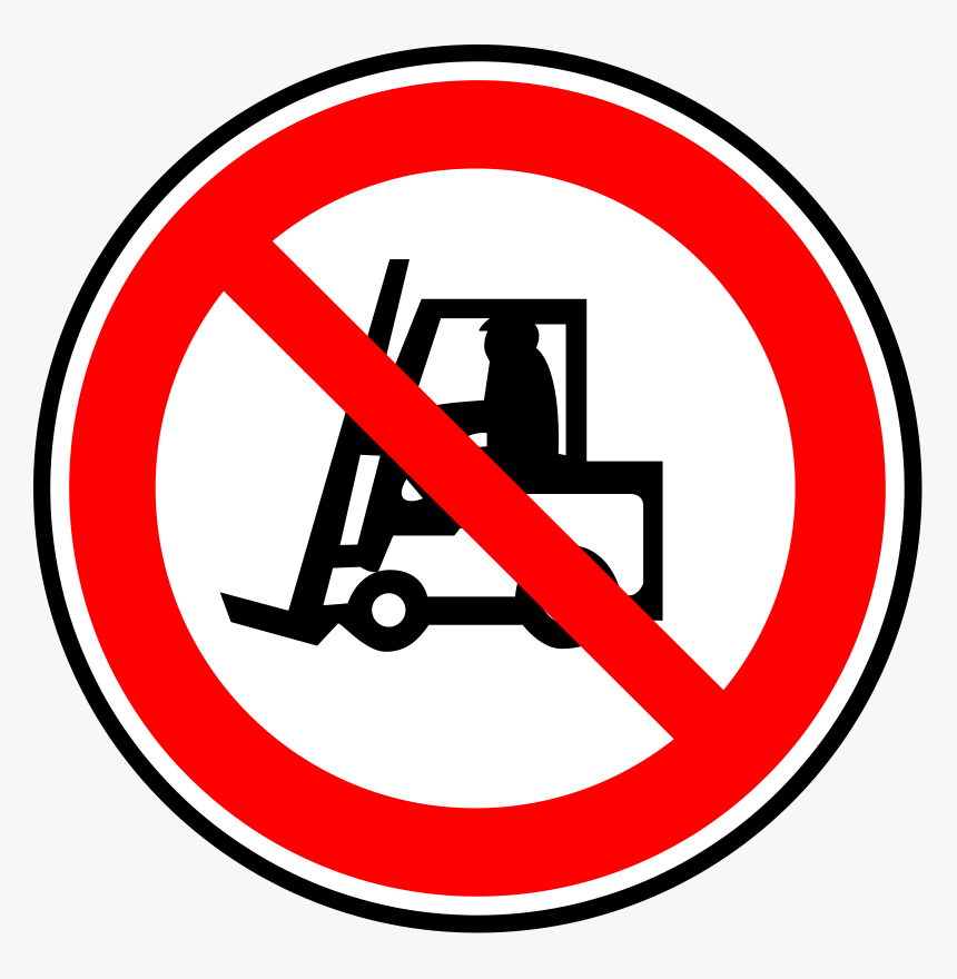 Do Not Enter Forklift, HD Png Download, Free Download