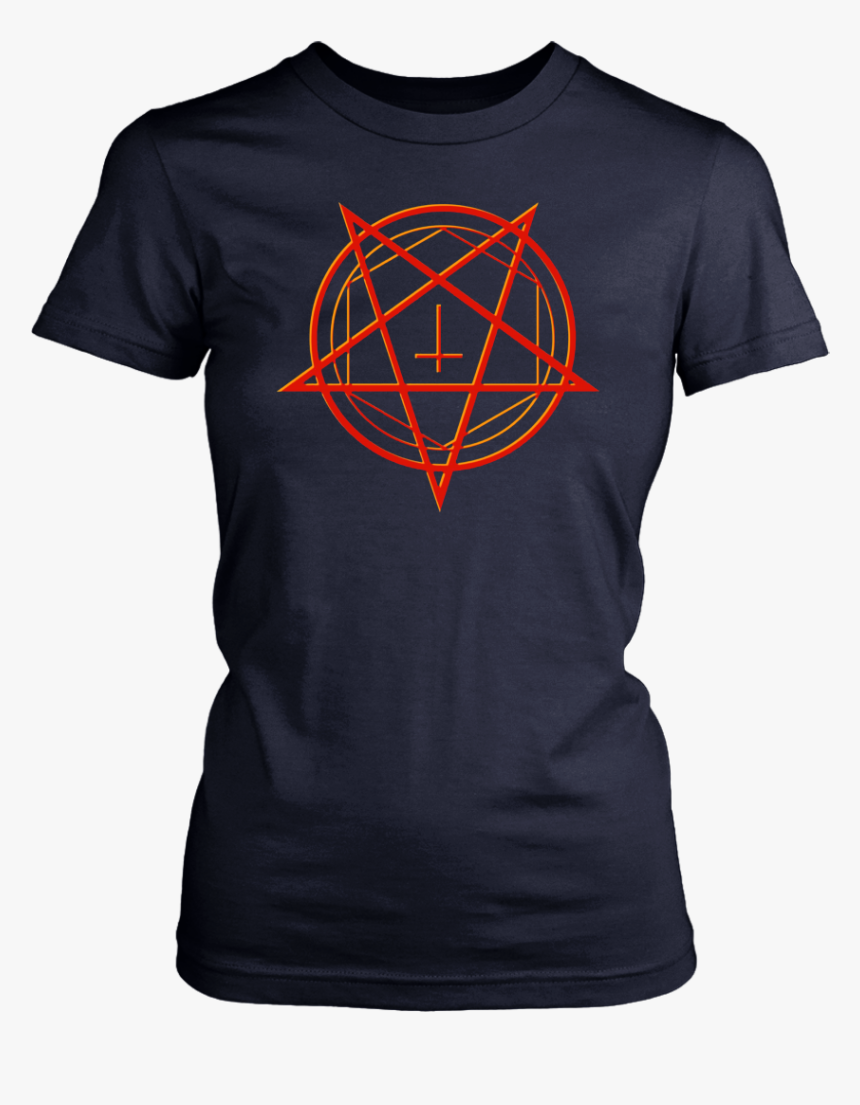 Satanic Pentagram Halloween Pentagram Symbol T-shirt - Lucifer Morningstar T Shirts, HD Png Download, Free Download