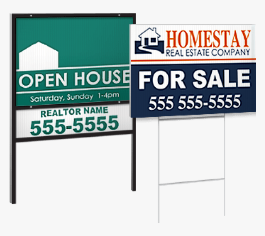 Real Estate Sign - Real Estate Sign Png, Transparent Png, Free Download